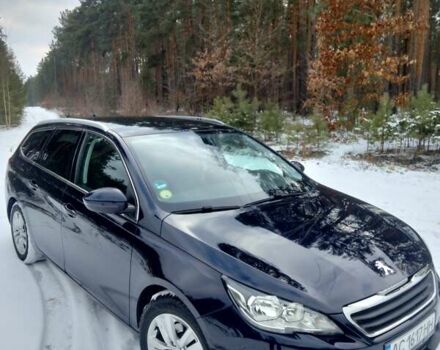Синий Пежо 308, объемом двигателя 1.56 л и пробегом 200 тыс. км за 10300 $, фото 5 на Automoto.ua