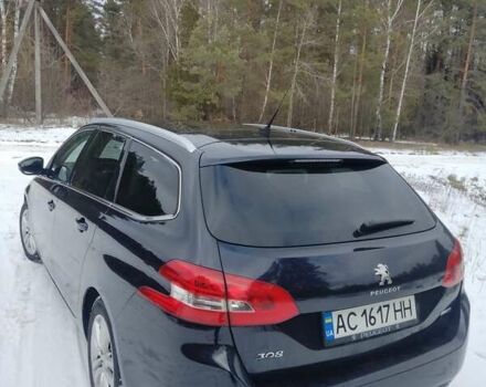 Синий Пежо 308, объемом двигателя 1.56 л и пробегом 200 тыс. км за 10300 $, фото 2 на Automoto.ua