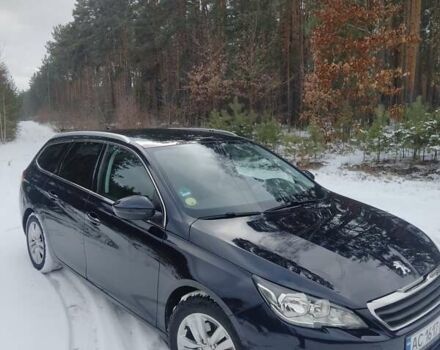 Синий Пежо 308, объемом двигателя 1.56 л и пробегом 200 тыс. км за 10300 $, фото 13 на Automoto.ua