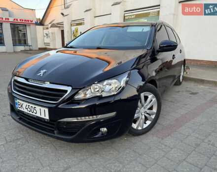 Синий Пежо 308, объемом двигателя 1.56 л и пробегом 193 тыс. км за 11500 $, фото 8 на Automoto.ua