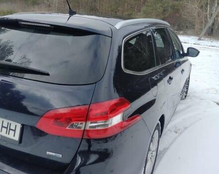 Синий Пежо 308, объемом двигателя 1.56 л и пробегом 200 тыс. км за 10300 $, фото 1 на Automoto.ua