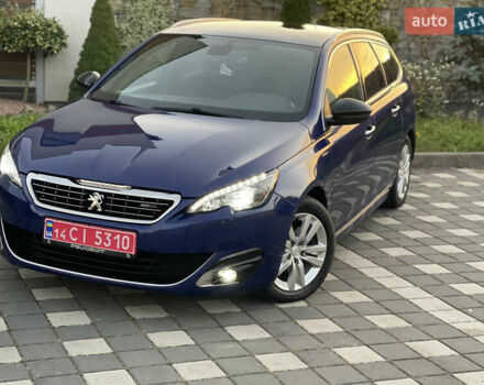 Синий Пежо 308, объемом двигателя 1.6 л и пробегом 185 тыс. км за 10999 $, фото 1 на Automoto.ua