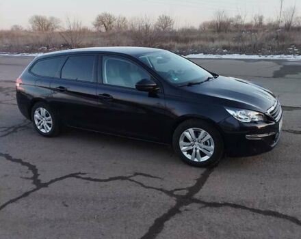 Синий Пежо 308, объемом двигателя 1.56 л и пробегом 220 тыс. км за 9000 $, фото 2 на Automoto.ua