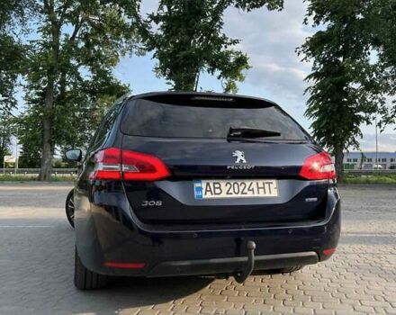 Синий Пежо 308, объемом двигателя 1.56 л и пробегом 280 тыс. км за 8000 $, фото 12 на Automoto.ua