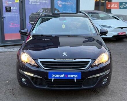 Синий Пежо 308, объемом двигателя 1.56 л и пробегом 272 тыс. км за 9000 $, фото 1 на Automoto.ua