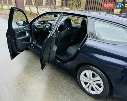 Синий Пежо 308, объемом двигателя 1.6 л и пробегом 196 тыс. км за 6900 $, фото 12 на Automoto.ua