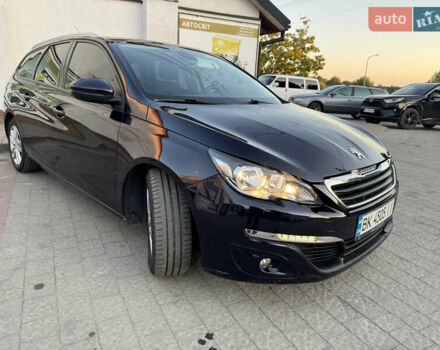 Синий Пежо 308, объемом двигателя 1.56 л и пробегом 193 тыс. км за 11500 $, фото 2 на Automoto.ua