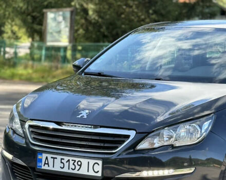 Синий Пежо 308, объемом двигателя 1.56 л и пробегом 218 тыс. км за 9600 $, фото 5 на Automoto.ua