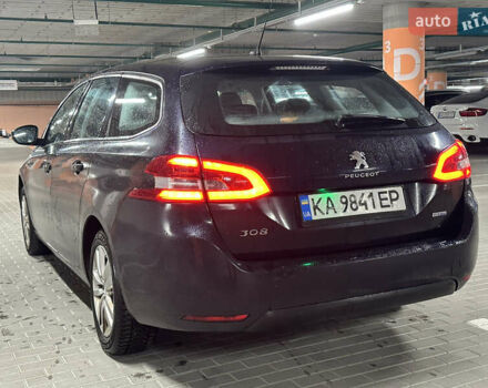 Синий Пежо 308, объемом двигателя 1.56 л и пробегом 256 тыс. км за 5950 $, фото 13 на Automoto.ua