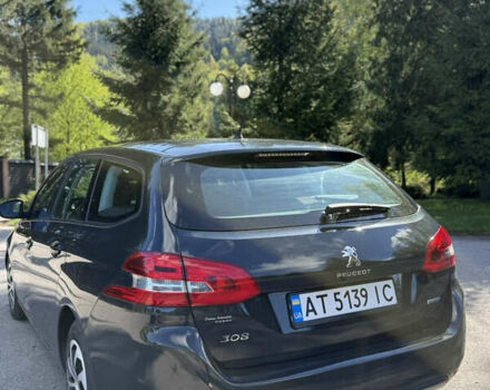 Синий Пежо 308, объемом двигателя 1.56 л и пробегом 218 тыс. км за 9600 $, фото 9 на Automoto.ua
