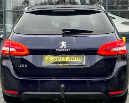 Синий Пежо 308, объемом двигателя 1.6 л и пробегом 221 тыс. км за 11000 $, фото 5 на Automoto.ua
