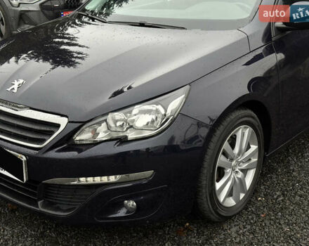 Синій Пежо 308, об'ємом двигуна 1.56 л та пробігом 196 тис. км за 9500 $, фото 2 на Automoto.ua
