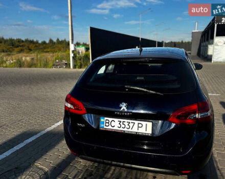 Синий Пежо 308, объемом двигателя 1.56 л и пробегом 237 тыс. км за 11600 $, фото 3 на Automoto.ua