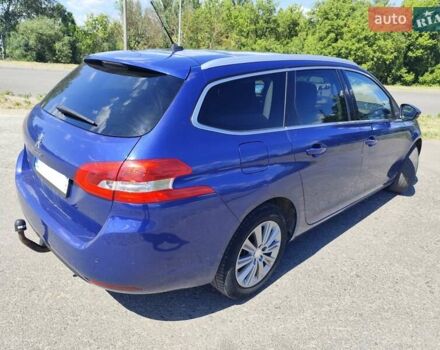 Синий Пежо 308, объемом двигателя 1.56 л и пробегом 260 тыс. км за 12000 $, фото 3 на Automoto.ua