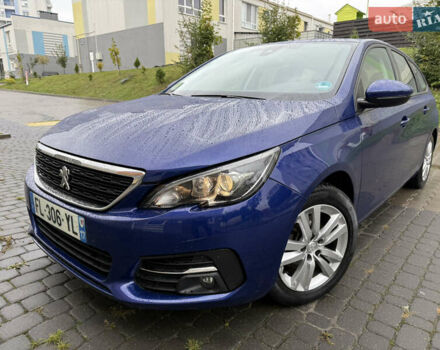 Синій Пежо 308, об'ємом двигуна 1.5 л та пробігом 163 тис. км за 12800 $, фото 1 на Automoto.ua