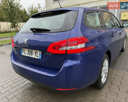 Синий Пежо 308, объемом двигателя 1.5 л и пробегом 163 тыс. км за 12900 $, фото 11 на Automoto.ua
