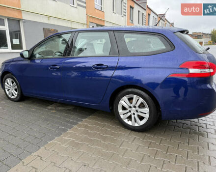 Синий Пежо 308, объемом двигателя 1.5 л и пробегом 163 тыс. км за 12800 $, фото 14 на Automoto.ua