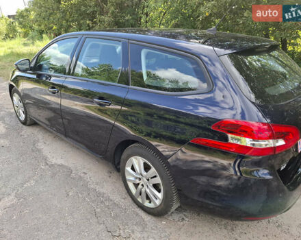 Синій Пежо 308, об'ємом двигуна 1.5 л та пробігом 166 тис. км за 11900 $, фото 1 на Automoto.ua