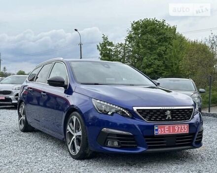 Синий Пежо 308, объемом двигателя 2 л и пробегом 215 тыс. км за 14999 $, фото 7 на Automoto.ua