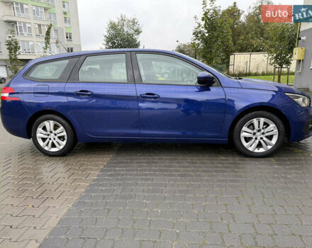Синий Пежо 308, объемом двигателя 1.5 л и пробегом 163 тыс. км за 12900 $, фото 9 на Automoto.ua