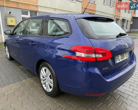 Синий Пежо 308, объемом двигателя 1.5 л и пробегом 163 тыс. км за 12900 $, фото 13 на Automoto.ua