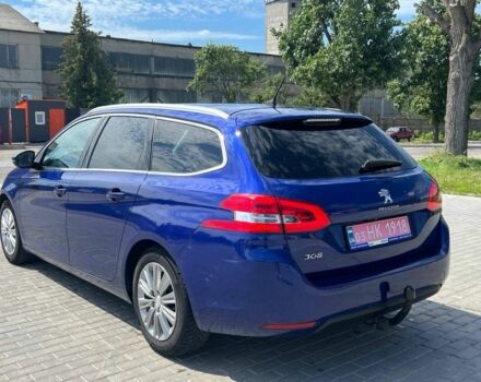 Синий Пежо 308, объемом двигателя 1.5 л и пробегом 211 тыс. км за 13500 $, фото 2 на Automoto.ua