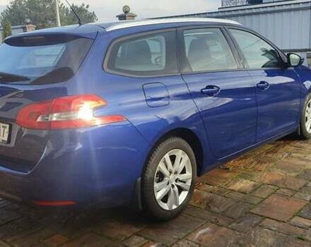 Синий Пежо 308, объемом двигателя 1.5 л и пробегом 98 тыс. км за 15000 $, фото 1 на Automoto.ua