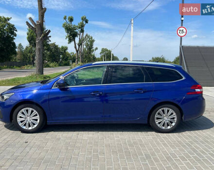 Синий Пежо 308, объемом двигателя 1.5 л и пробегом 216 тыс. км за 13500 $, фото 1 на Automoto.ua