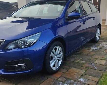 Синий Пежо 308, объемом двигателя 1.5 л и пробегом 98 тыс. км за 15000 $, фото 3 на Automoto.ua