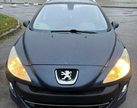 Синий Пежо 308, объемом двигателя 1.56 л и пробегом 235 тыс. км за 5500 $, фото 1 на Automoto.ua