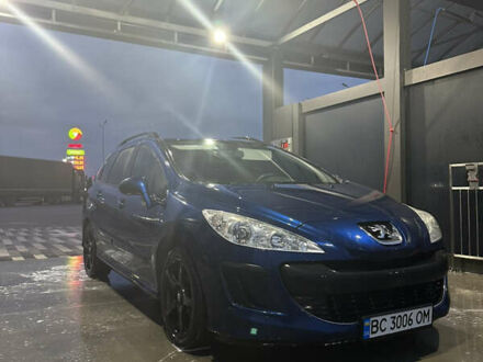 Пежо 308 2008 в Львове на Automoto.ua Синий Пежо 308, объемом двигателя 1.56 л и пробегом 265 тыс. км за 6300 $, фото 1 на Automoto.ua
