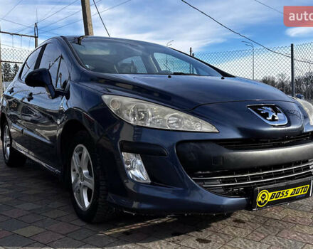 Синій Пежо 308, об'ємом двигуна 1.6 л та пробігом 238 тис. км за 4100 $, фото 1 на Automoto.ua