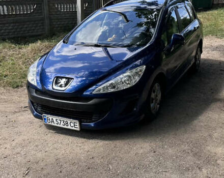 Синій Пежо 308, об'ємом двигуна 1.6 л та пробігом 231 тис. км за 5500 $, фото 1 на Automoto.ua