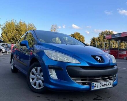 Синий Пежо 308, объемом двигателя 1.6 л и пробегом 224 тыс. км за 5199 $, фото 1 на Automoto.ua