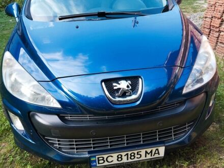 Синій Пежо 308, об'ємом двигуна 1.6 л та пробігом 206 тис. км за 4500 $, фото 1 на Automoto.ua