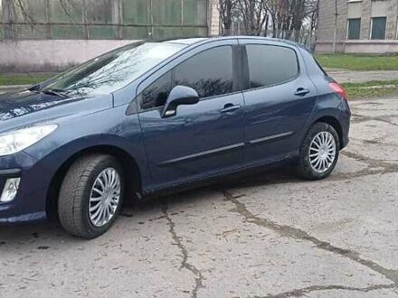 Синий Пежо 308, объемом двигателя 1.6 л и пробегом 252 тыс. км за 5000 $, фото 1 на Automoto.ua