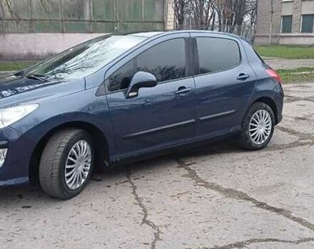 Синий Пежо 308, объемом двигателя 1.6 л и пробегом 252 тыс. км за 5000 $, фото 1 на Automoto.ua