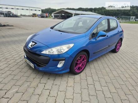 Синій Пежо 308, об'ємом двигуна 1.6 л та пробігом 101 тис. км за 6600 $, фото 1 на Automoto.ua
