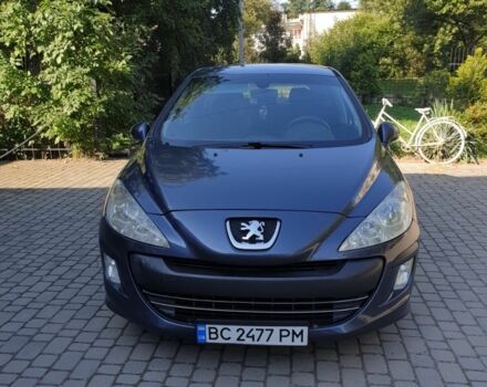 Синий Пежо 308, объемом двигателя 1.6 л и пробегом 236 тыс. км за 4400 $, фото 1 на Automoto.ua