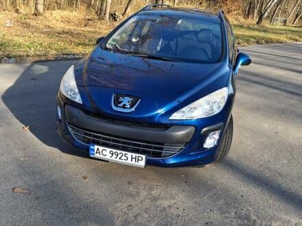 Синий Пежо 308, объемом двигателя 1.6 л и пробегом 165 тыс. км за 6000 $, фото 1 на Automoto.ua