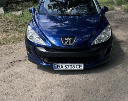 Синий Пежо 308, объемом двигателя 1.6 л и пробегом 231 тыс. км за 5100 $, фото 1 на Automoto.ua