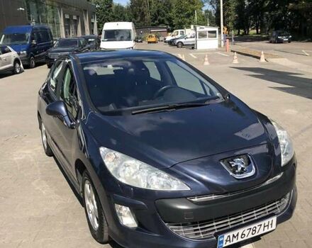 Синій Пежо 308, об'ємом двигуна 1.59 л та пробігом 129 тис. км за 4400 $, фото 1 на Automoto.ua