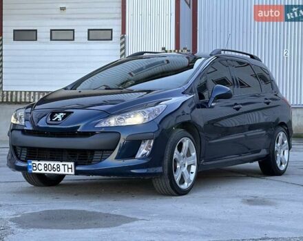 Синий Пежо 308, объемом двигателя 1.6 л и пробегом 320 тыс. км за 5799 $, фото 1 на Automoto.ua