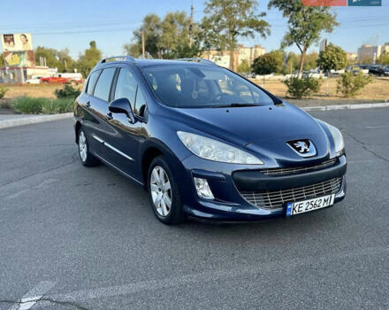 Синий Пежо 308, объемом двигателя 1.6 л и пробегом 245 тыс. км за 5300 $, фото 1 на Automoto.ua