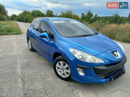 Пежо 308 2010 в Умани на Automoto.ua Синий Пежо 308, объемом двигателя 1.6 л и пробегом 77 тыс. км за 6300 $, фото 1 на Automoto.ua