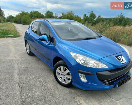 Синій Пежо 308, об'ємом двигуна 1.6 л та пробігом 77 тис. км за 6300 $, фото 1 на Automoto.ua