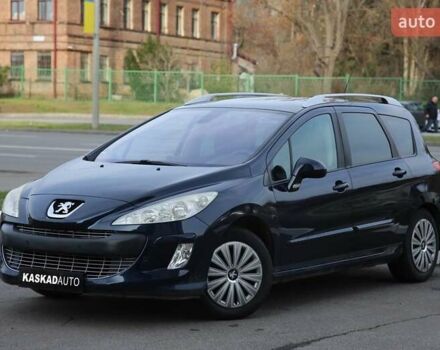 Синій Пежо 308, об'ємом двигуна 1.6 л та пробігом 250 тис. км за 6000 $, фото 1 на Automoto.ua