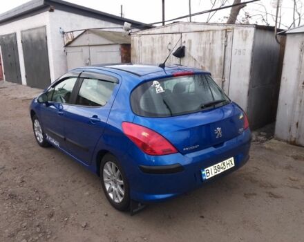 Синий Пежо 308, объемом двигателя 1.6 л и пробегом 187 тыс. км за 3200 $, фото 1 на Automoto.ua