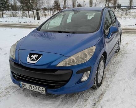 Синий Пежо 308, объемом двигателя 1.6 л и пробегом 252 тыс. км за 5000 $, фото 1 на Automoto.ua