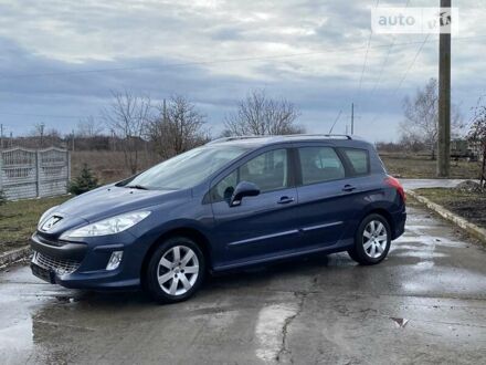 Синий Пежо 308, объемом двигателя 1.6 л и пробегом 187 тыс. км за 4999 $, фото 1 на Automoto.ua